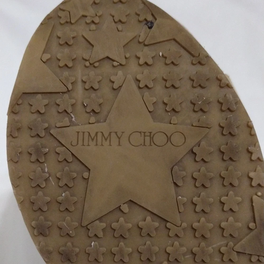 Jimmy Choo Prima Cork Wedge Platform Sandals 36.5 / 5.5 Designer Luxury Shoes